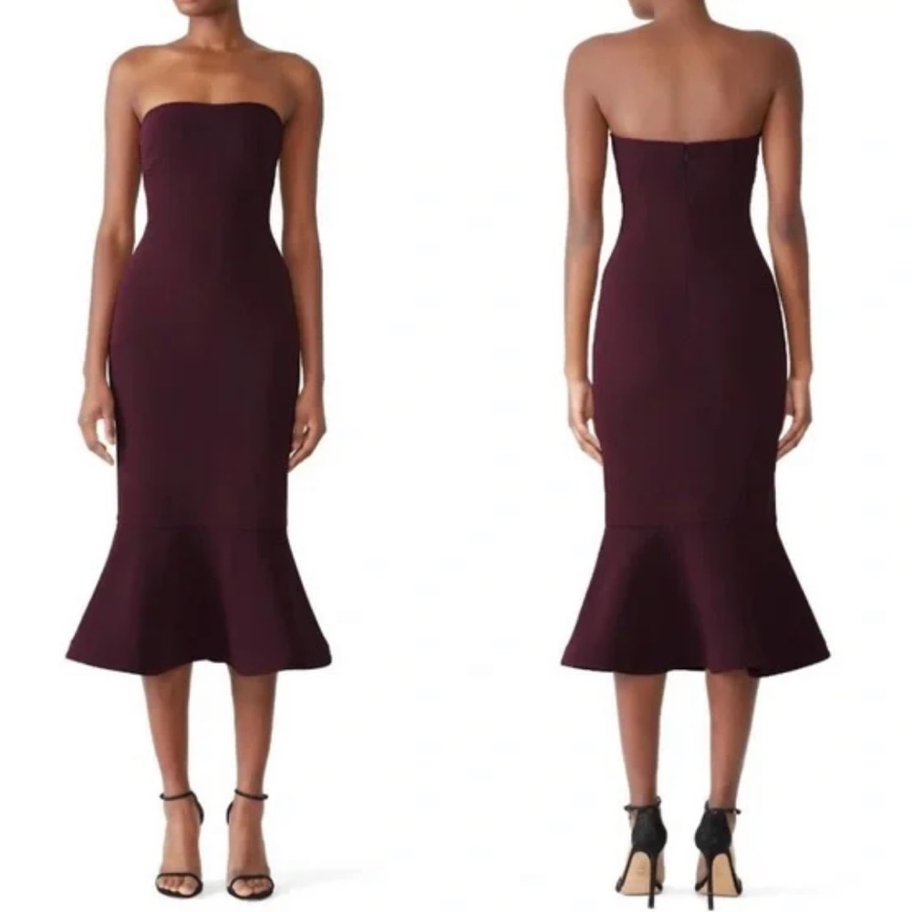 Cinq á sept plum dress